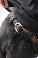 画像をギャラリービューアに読み込む, FRIDAY BELT / VINTAGE BLACK LEATHER