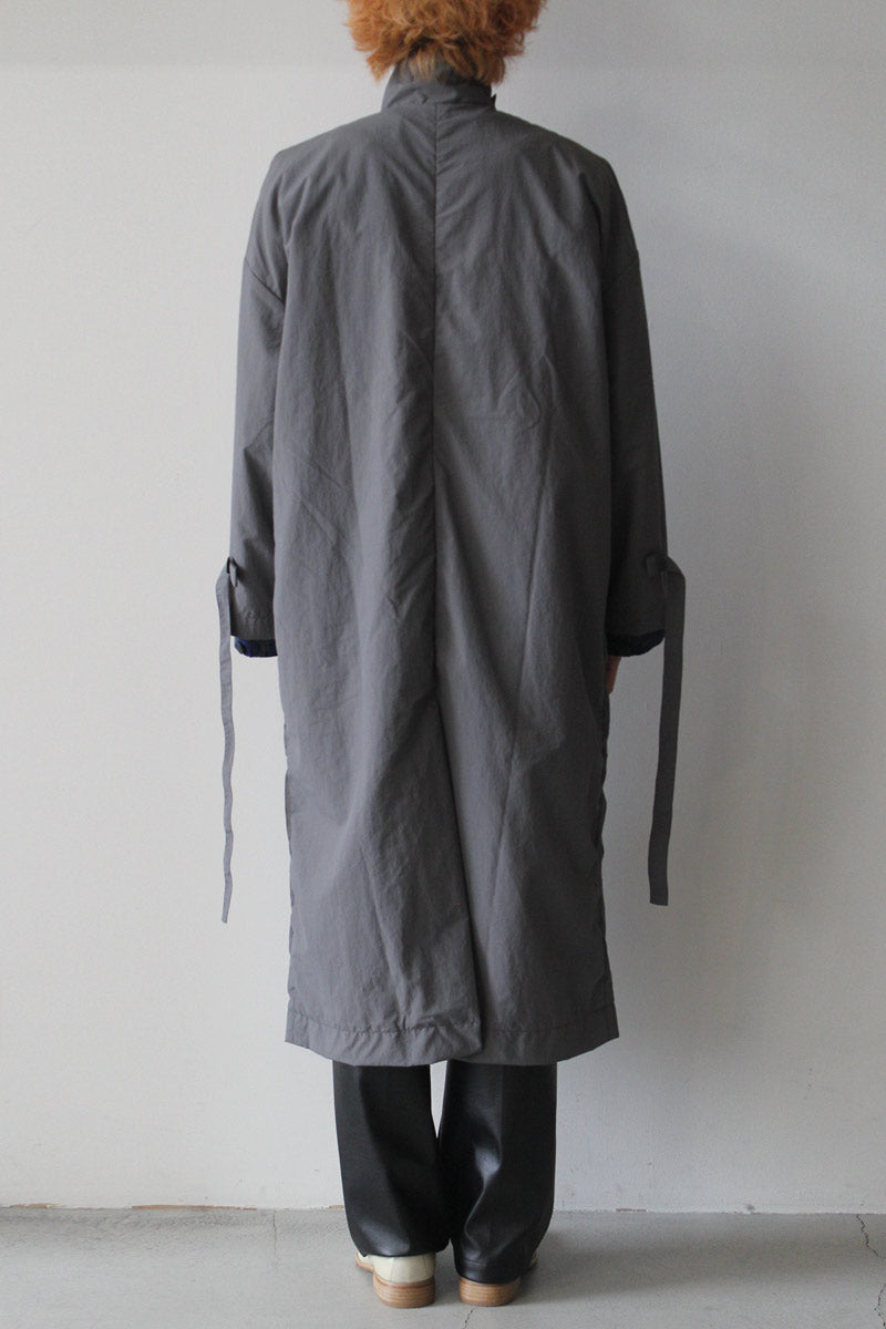 FOOD WASTE DYED CANVAS COAT / NAVY [50%OFF]