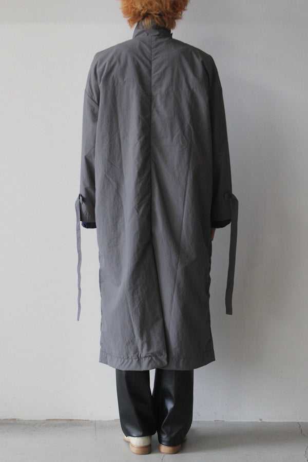 FOOD WASTE DYED CANVAS COAT / NAVY [50%OFF]