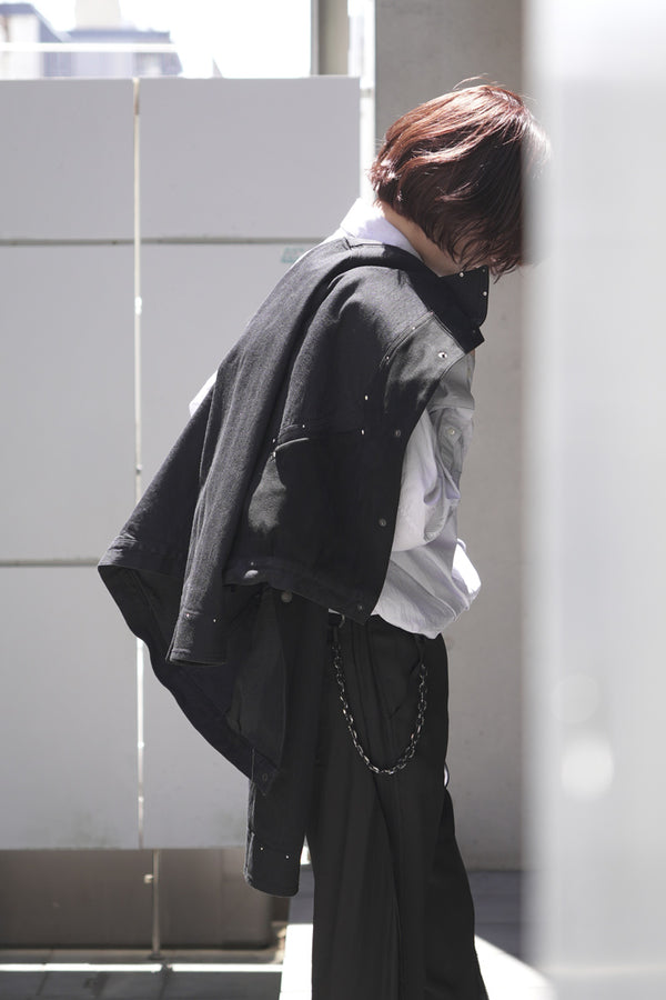 BLACK TWILL SPORTS JACKET .15 / BLACK [STOCK EXCLUSIVE]