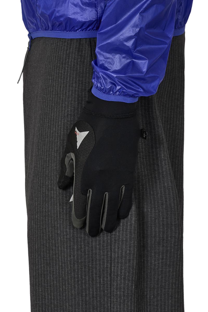 ANDIE BASE LAYER GLOVES / BLACK/BLACK