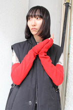 画像をギャラリービューアに読み込む, EXTRA FINE MERINO WOOL LONG ARM WARMERS / RED