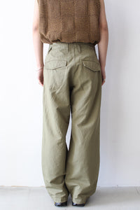GLOOM CARGO TROUSERS / PALE GREEN