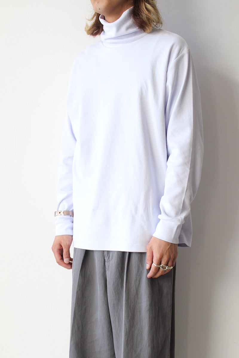 PLAIN TURTLENECK / WHITE