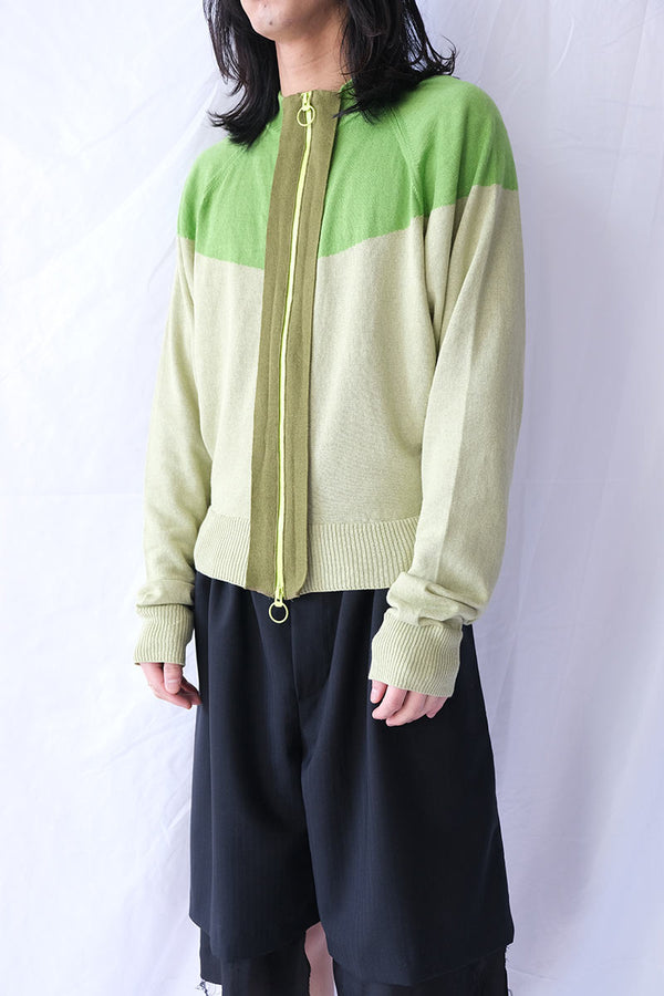 HALF MOON RACER ZIP-UP / GREEN