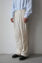 Load image into Gallery viewer, SICILIAN LINEN STRIPE WIDE TYPE I / BEIGE