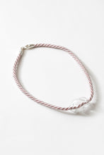 Load image into Gallery viewer, GLASS BEAD NECKLACE / PINK CORD