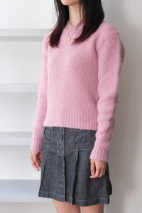 BABY V-NECK SWEATER / PINK