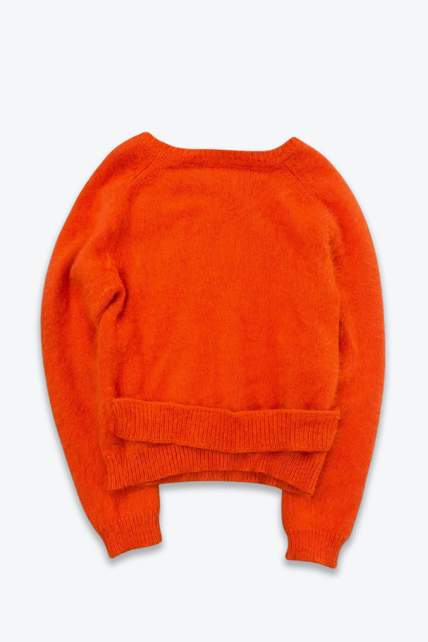 J.W.ANDERSON | MADE IN ITALY BACK DESIGN MOHAIR SWEATER [USED]