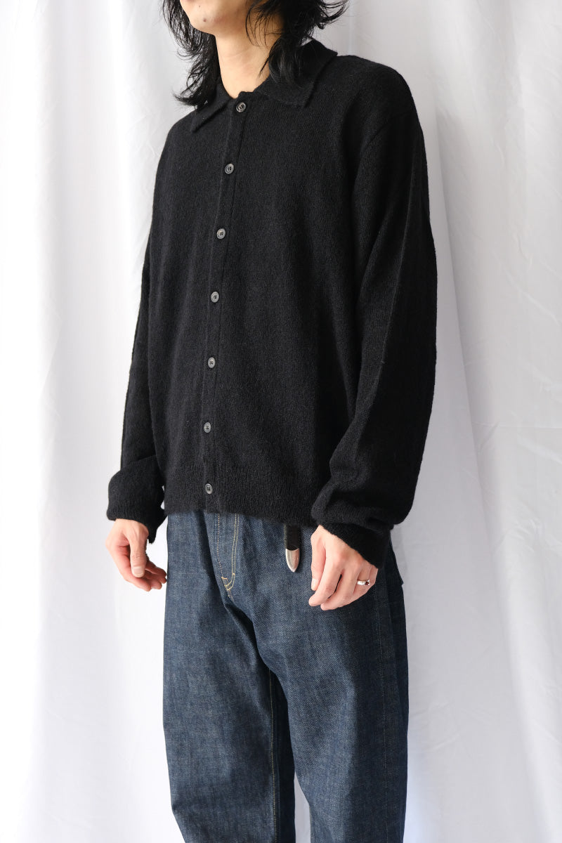 EVENING POLO / BLACK FUZZY ALPCA