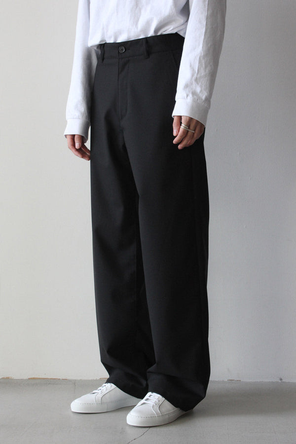 WIND TROUSERS / BLACK SUIT
