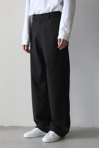 WIND TROUSERS / BLACK SUIT