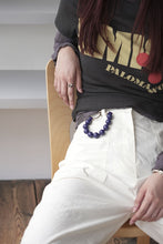 Load image into Gallery viewer, DICKE PERLEN SHORT KEYHOLDER / BLUEBERRY
