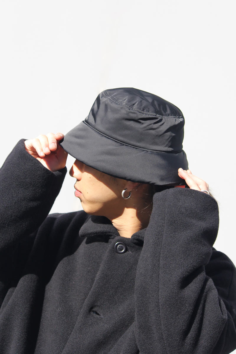 WATERPLOOF MELTON HAT / BLACK 
