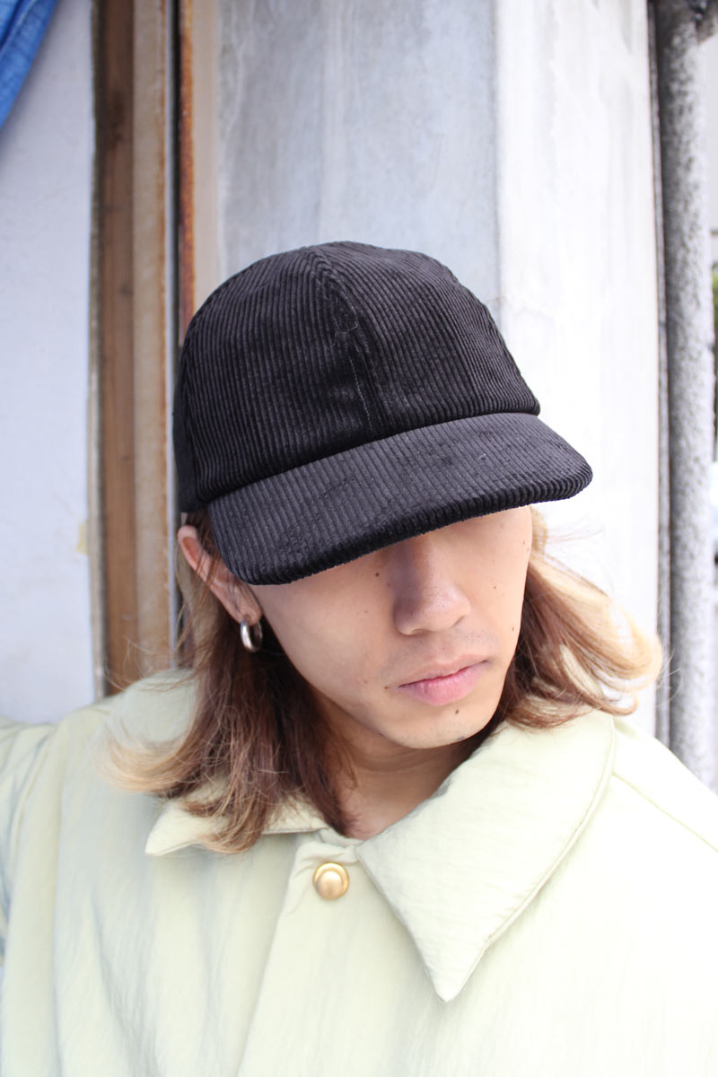 CORDUROY CAP / BLACK