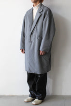 Load image into Gallery viewer, NYLON RIPSTOP PADDED OVERCOAT / BLUE GRAY [30%OFF]