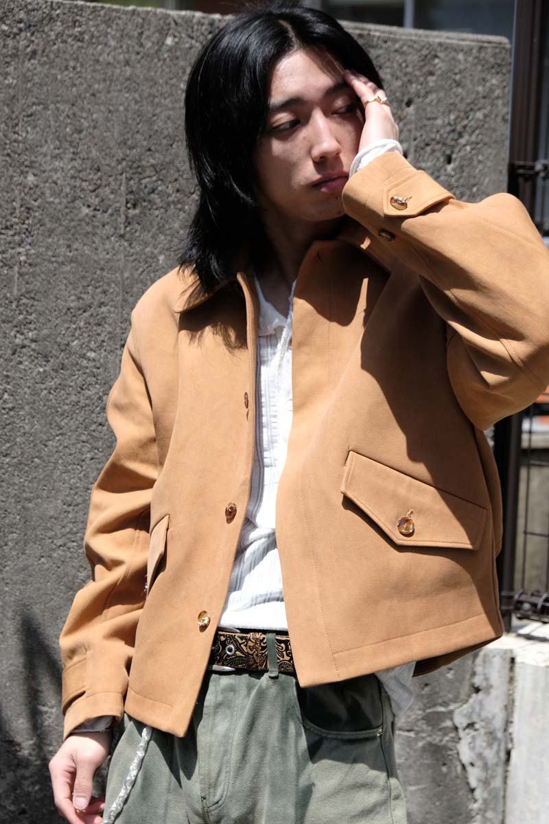 GUS JACKET / TWO-TONED CHINO COTTON