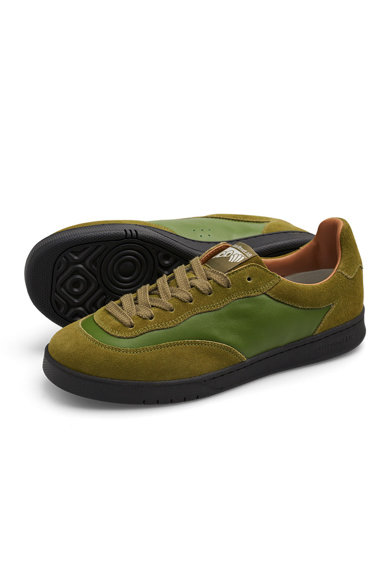CM001 SUEDE/LEATHER  LO / CEDAR GREEN/BLACK