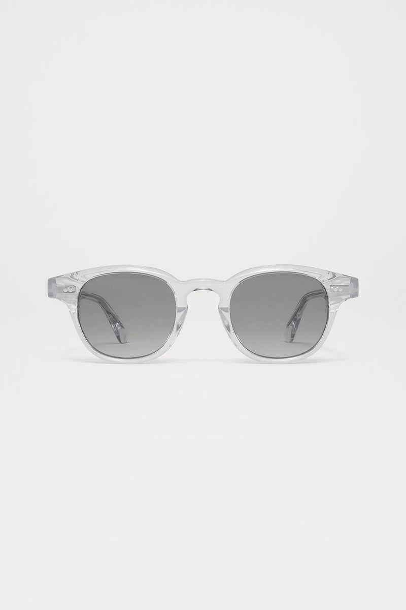 01M ROUND SUNGLASSES / CLEAR