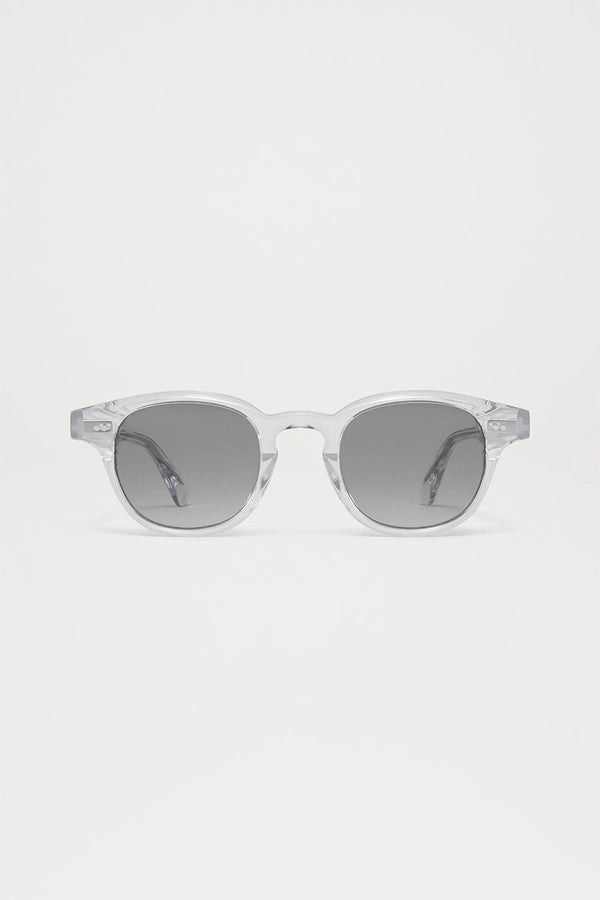 01M ROUND SUNGLASSES / CLEAR