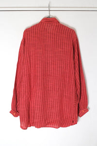 SW2 | 90'S L/S CHECK APRON SHIRT [USED]