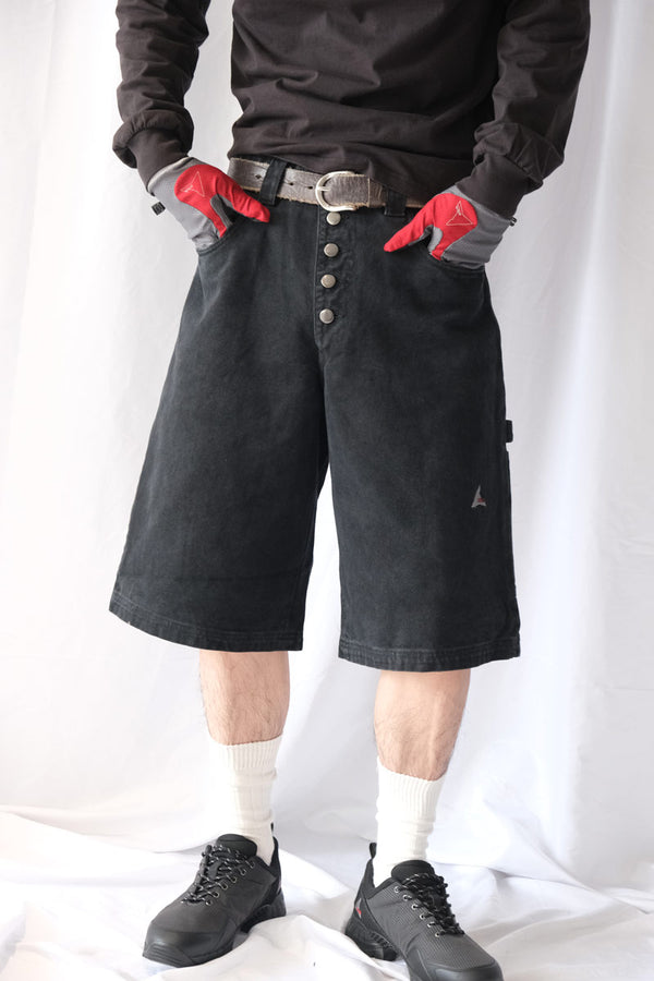 ASH CANVAS SHORTS / WASHED BLACK