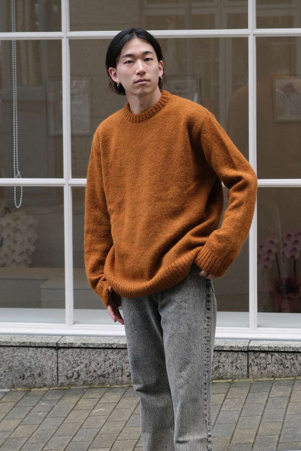 EAST SWEATER / PUMPKIN MELANGE [60%OFF]