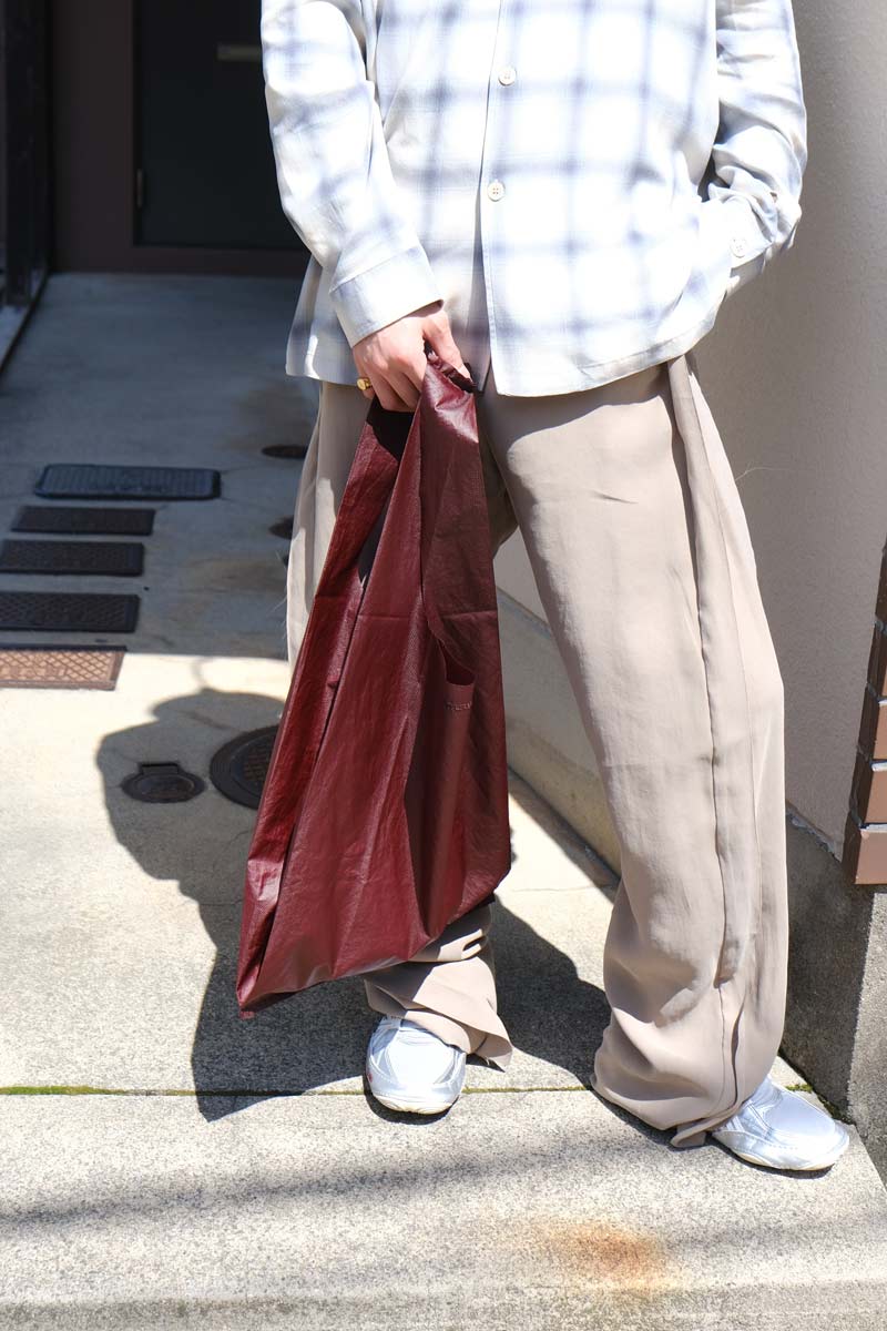 GROCERY BAG / CARMINE NYLOGUARD GRID