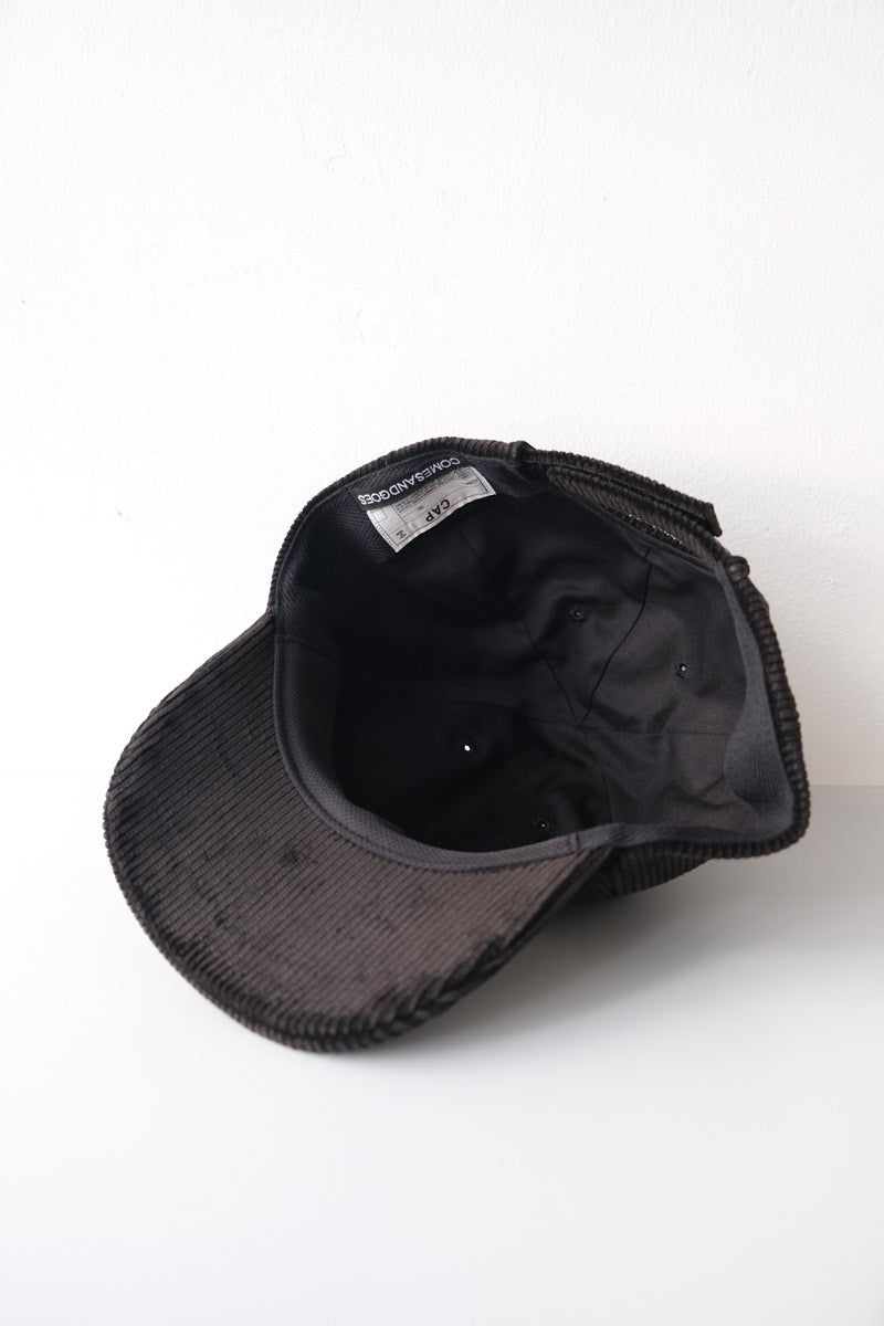 CORDUROY CAP / BLACK