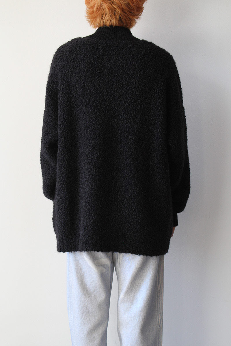 WOOL & MOHAIR POLO SWEATER / BLACK [50% 할인]