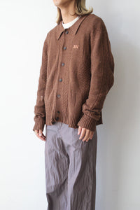 BROKE CARDIGAN / BROWN