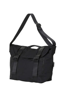 GABARDINE BODY BAG / BLACK 