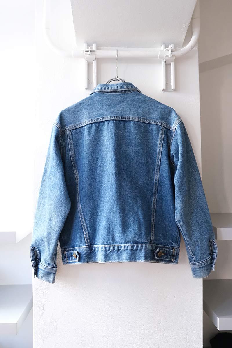 GUESS | 90년대 미국 생산 화이트 라인 데님 재킷 [USED]