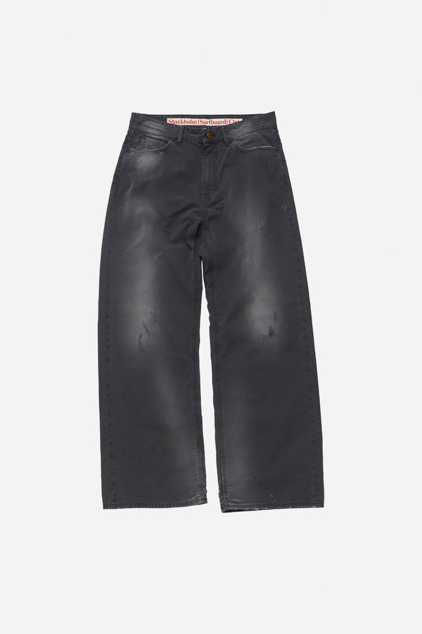 RALF CHINO TROUSERS / BLACK [26AW入荷予定]