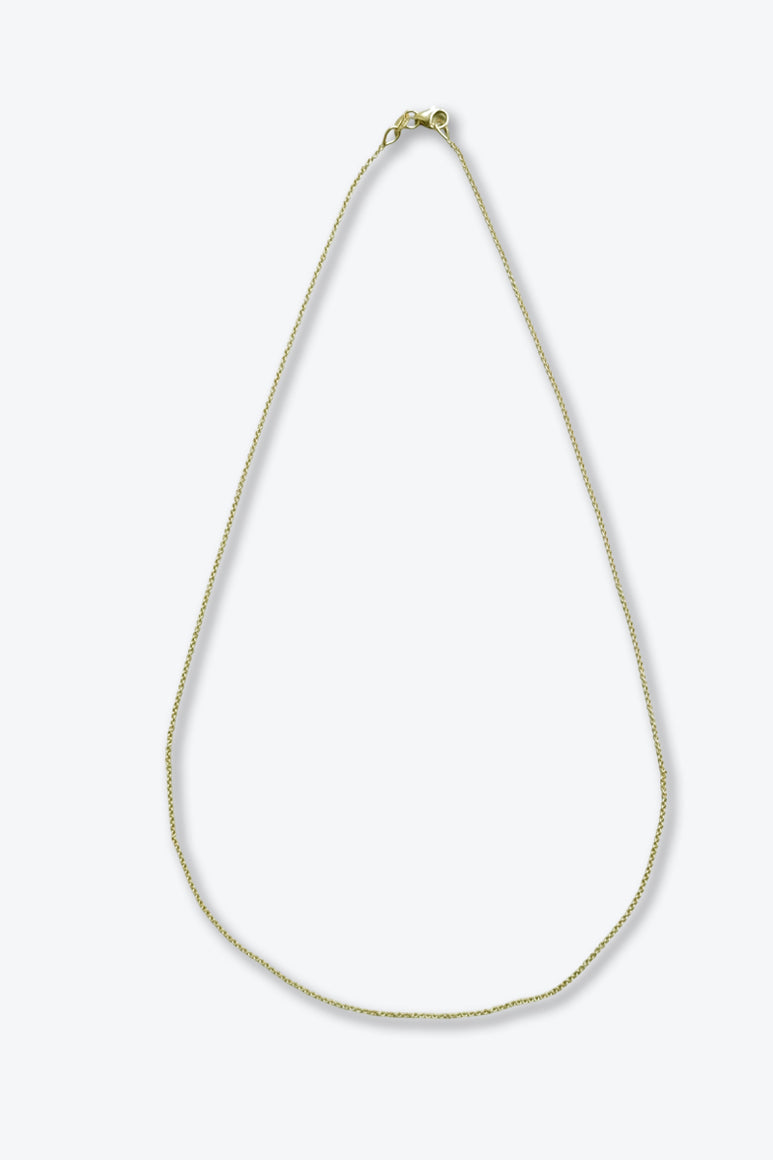 MADE IN ITALY 18K(750) WHITE GOLD NECKLACE 1.72G / GOLD