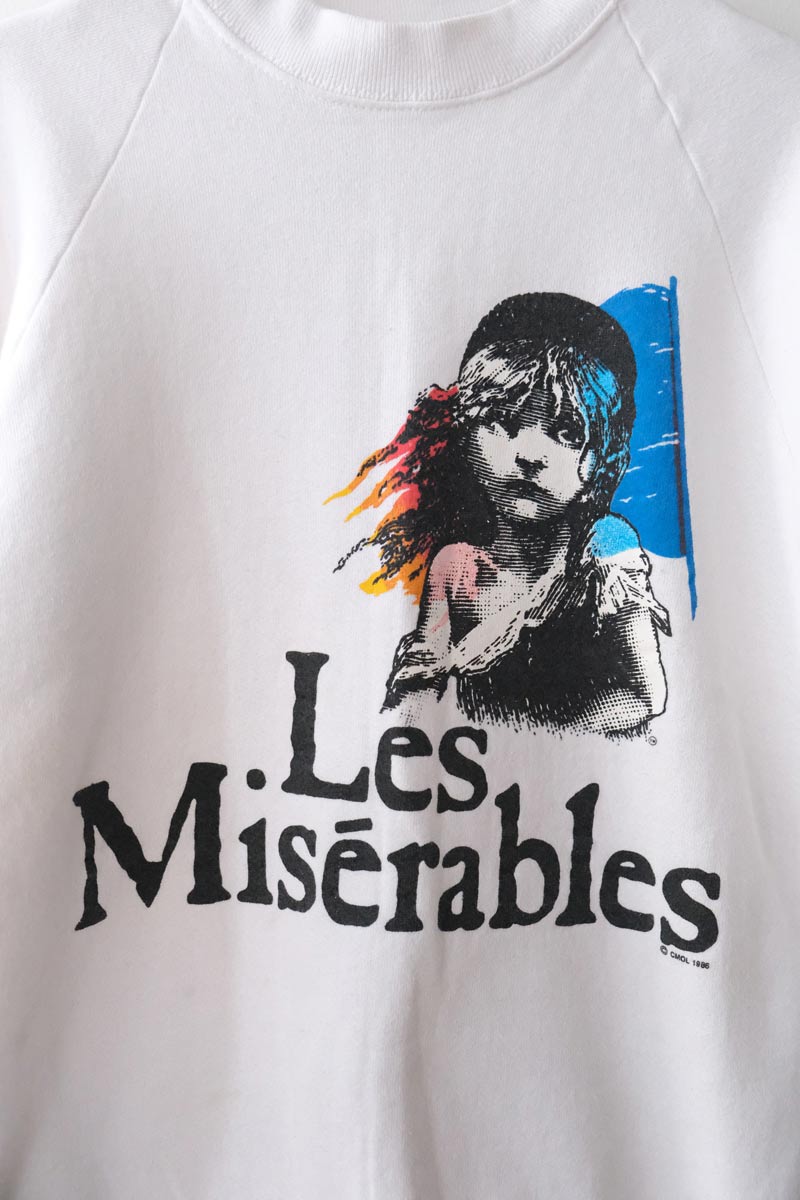FRUIT OF THE LOOM | MADE IN USA 86'S LES MISERABLES SWEATSHIRT  [USED]
