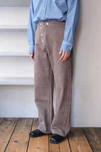 LABOUR TROUSERS / WARM GREY MARBLE