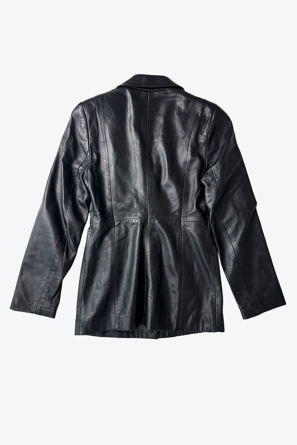 COACH | MADE IN USA LEATHER TAILORED JACKET [USED]