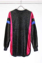 Load image into Gallery viewer, SYMMETRY | 80&#39;S L/S VELOUR SWEATSHIRT [USED]