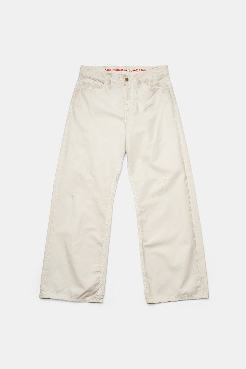 RALF CHINO TROUSERS / WHITE [26AW入荷予定]