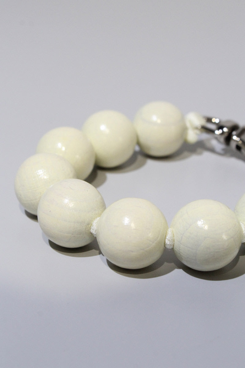 DICKE PERLEN SHORT KEYHOLDER / OPAL