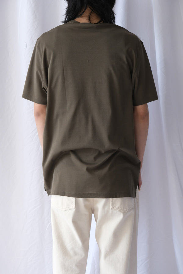 GORGE V-NECK / FADED PINE PULSE RIB
