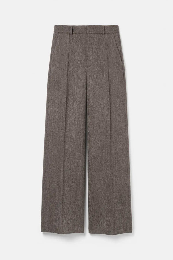 TAILORED TROUSER / DARK BEIGE MELANGE