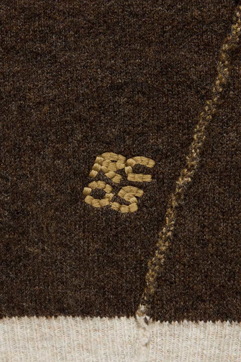 SEQUOIA KNIT SWEATER / BROWN/OCHRE
