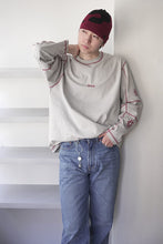 画像をギャラリービューアに読み込む, INFO STITCH ORGANIC LONG SLEEVE / LIGHT GREY