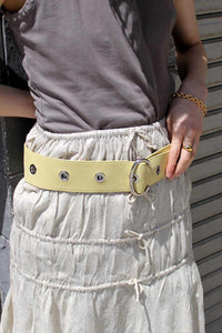 GILDA BELT / PASTEL YELLOW