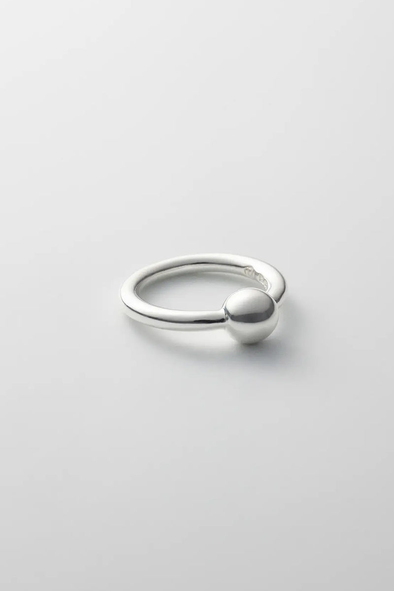 PEARL RING ONE / 폴리시드 실버