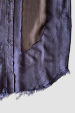 画像をギャラリービューアに読み込む, LUNG WINDOW SHIRT / NAVY/DEEP BROWN