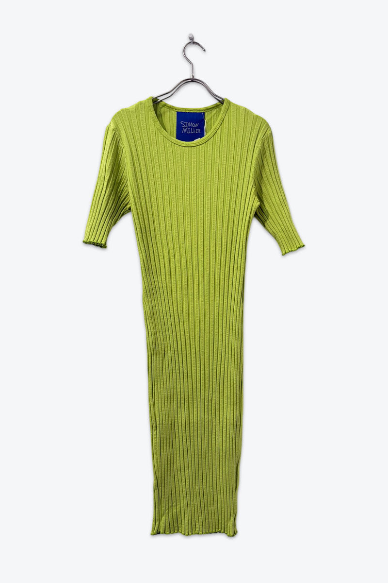 SIMON MILLER RIB | KNIT LONG DRESS [USED]