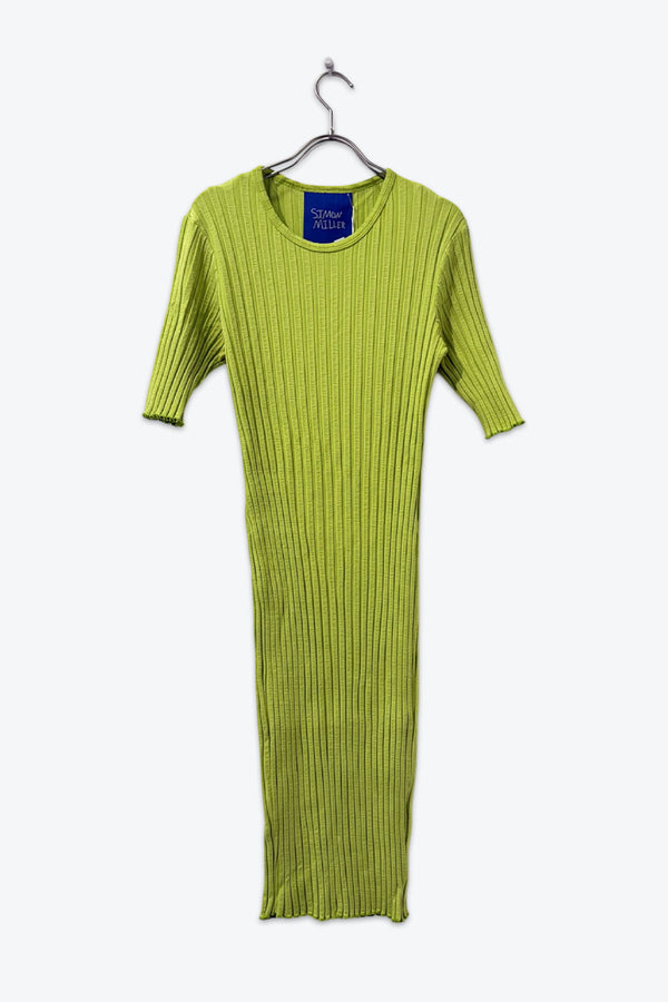 SIMON MILLER RIB | KNIT LONG DRESS [USED]
